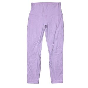 lululemon Align High-Rise Cropped Leggings Womens Size 6 Lavender Purple Yoga